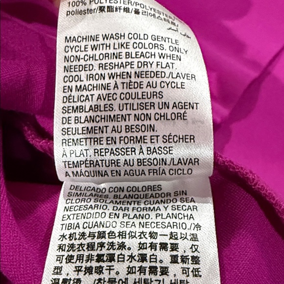 NWT INC International Concepts Fuchsia Pink Halter Mini Dress - Size 2 - Picture 8 of 8